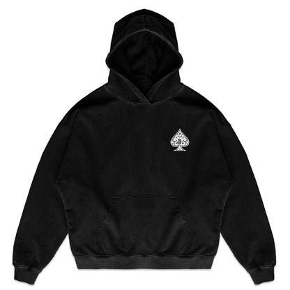 GO ALL IN HOODIE (BLACK / RED)