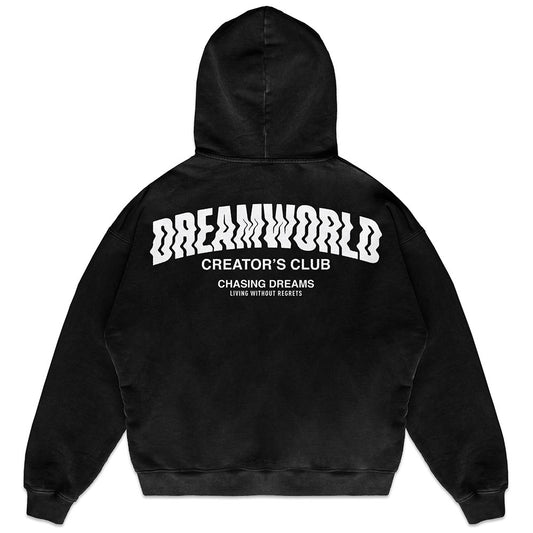 CLASSIC WAVY HOODIE (BLACK)