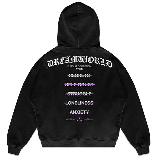 PURSUIT OF DESTINY TOUR HOODIE (BLACK / PURPLE)