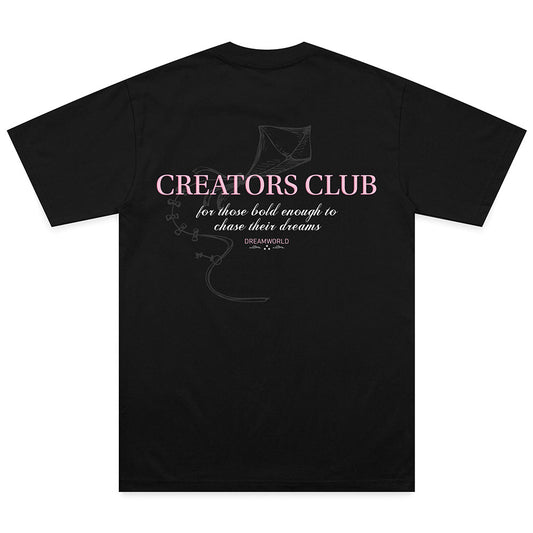 CREATORS CLUB T-SHIRT (BLACK / PINK)