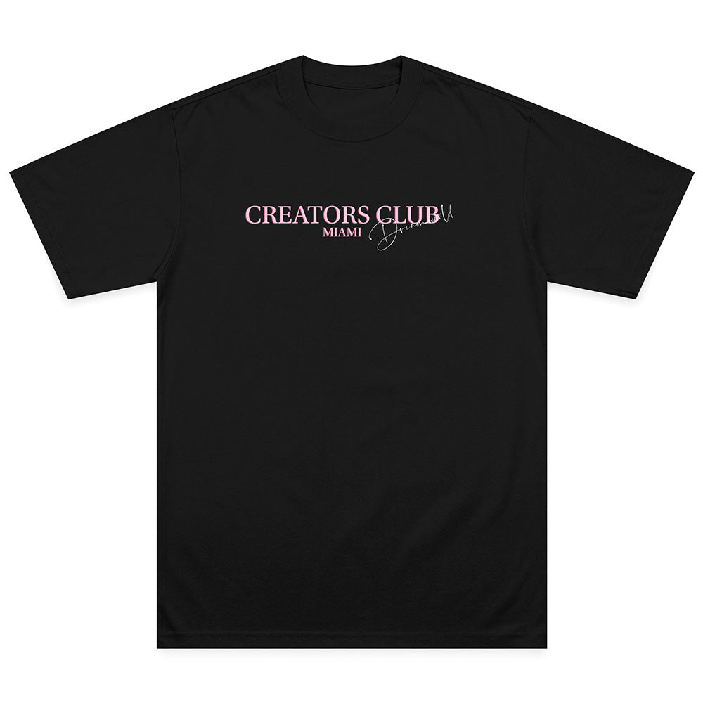 CREATORS CLUB T-SHIRT (BLACK / PINK)