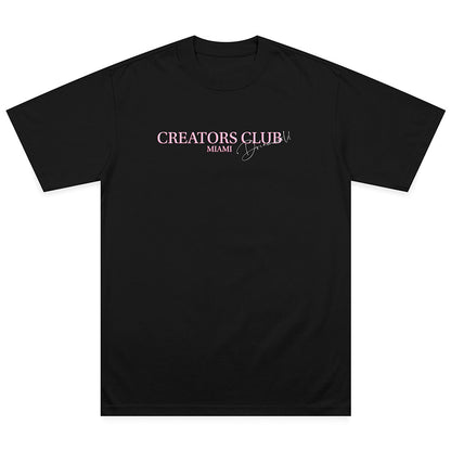 CREATORS CLUB T-SHIRT (BLACK / PINK)